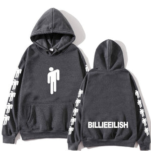 Hoodie Printed American singer Billie Eilish Hoodie Men Women Harajuku Hip Hop Cotton Billie Eilish Sweatshirt HIT HOP CLOTHES