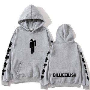 Hoodie Printed American singer Billie Eilish Hoodie Men Women Harajuku Hip Hop Cotton Billie Eilish Sweatshirt HIT HOP CLOTHES